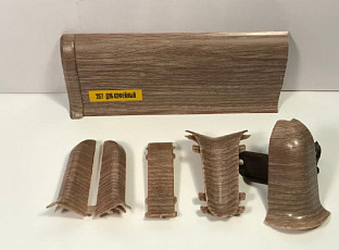 Плинтус Плинтус Ideal Comfort 55mm Дуб кофейный 207 фото 1 | FLOORDEALER